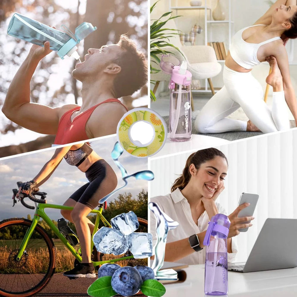 Air Water Bottle with Flavor Pods | BPA-Free Scent Infuser