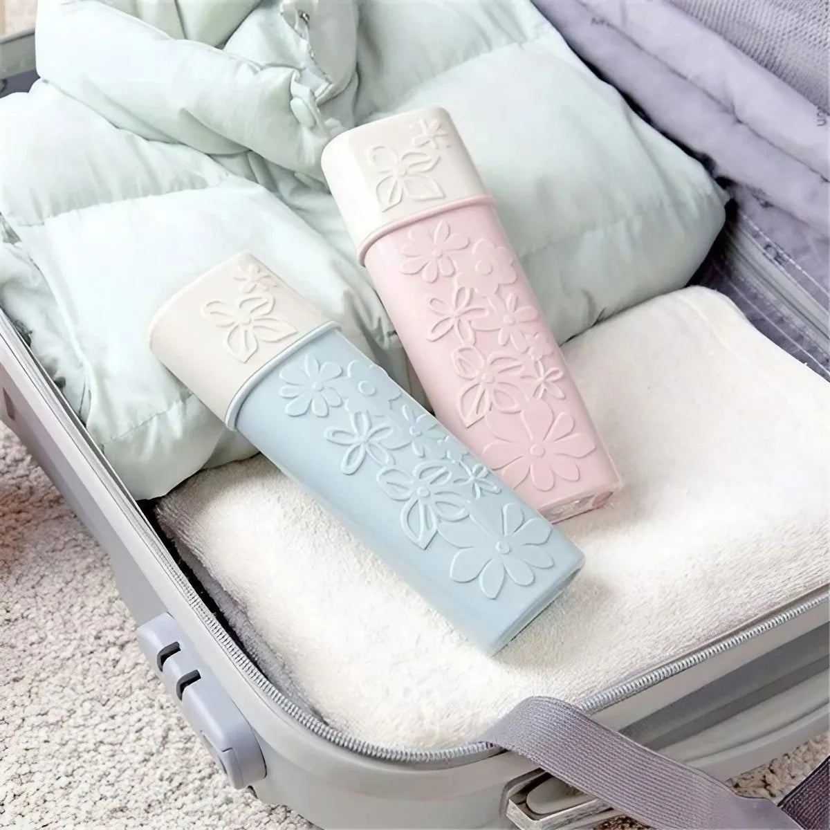 Portable Toothbrush Toothpaste Storage Box Holder Cup Wash Toothbrush Organizer Outdoor Travel Bathroom Products Supplier Peaceful Pleasures Health and Wellness