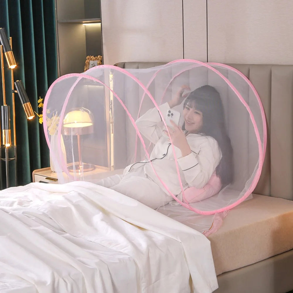 Portable Folding Travel Mosquito Net – Single Bed Bug Net