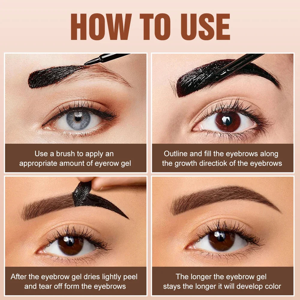 YTRUNS Peel Off Eyebrow Tint Cream – Waterproof Long Lasting