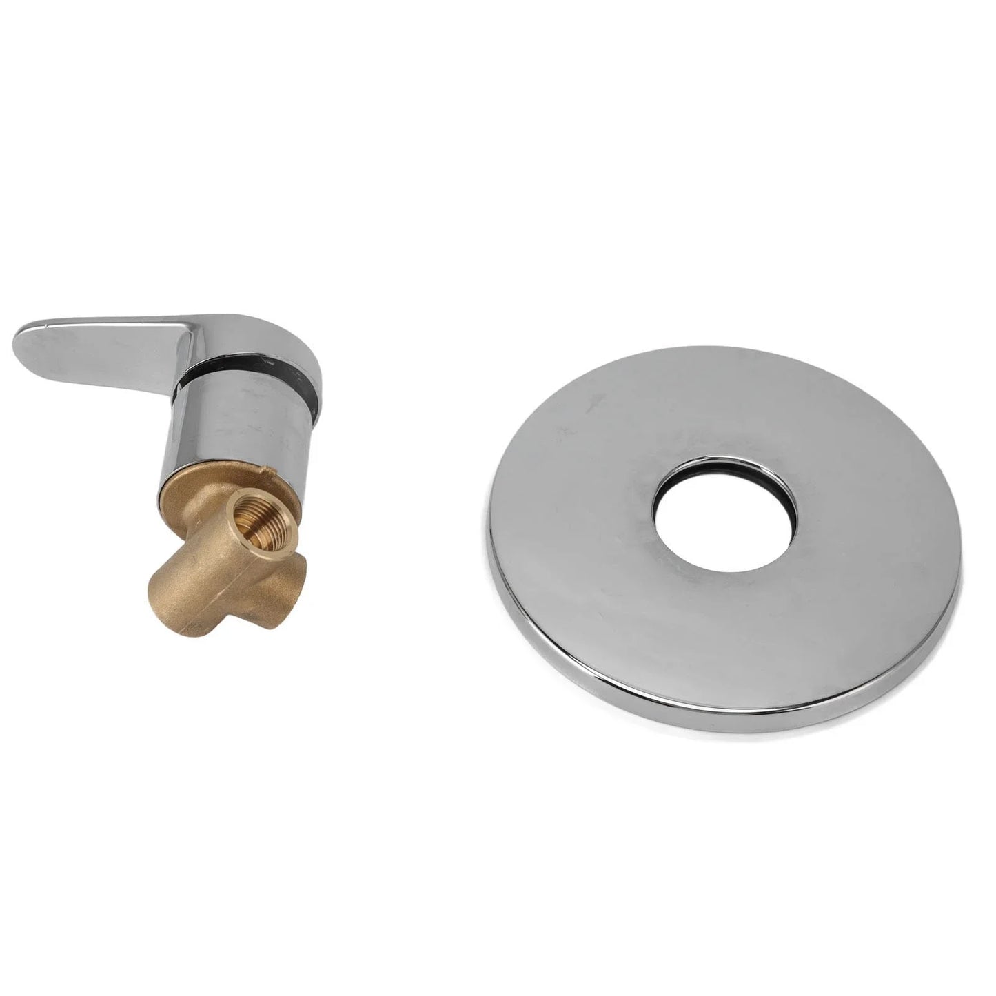 Wall Concealed Shower Faucet Decorative Cover Cold Water Tap Rust