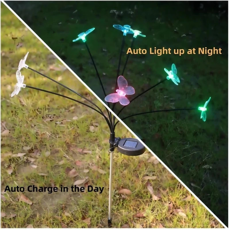 Solar Butterfly Garden Lights – Waterproof Christmas Outdoor Decor