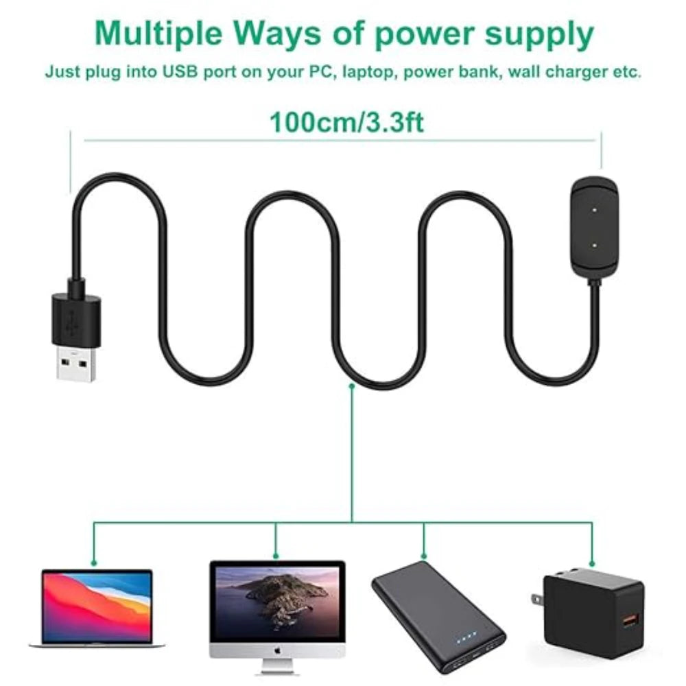 Amazfit GTS GTR T-REX USB Replacement Charger – 3.3ft Cable Peaceful Pleasures Health and Wellness