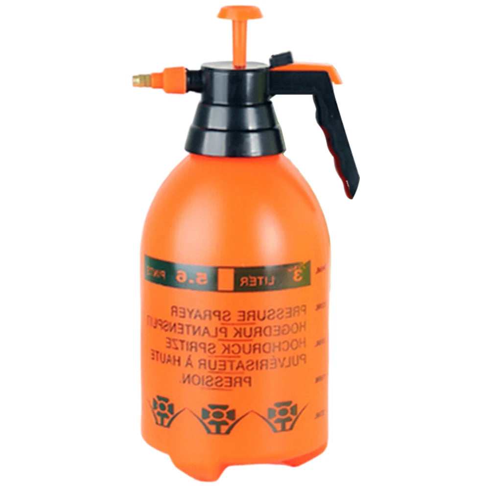 3L Manual Pump Bottle Portable Hand Operated Pressure Spray Bottle Handheld Garden Pump Sprayer Spray Weed Killer/Chemical Water Peaceful Pleasures Health and Wellness