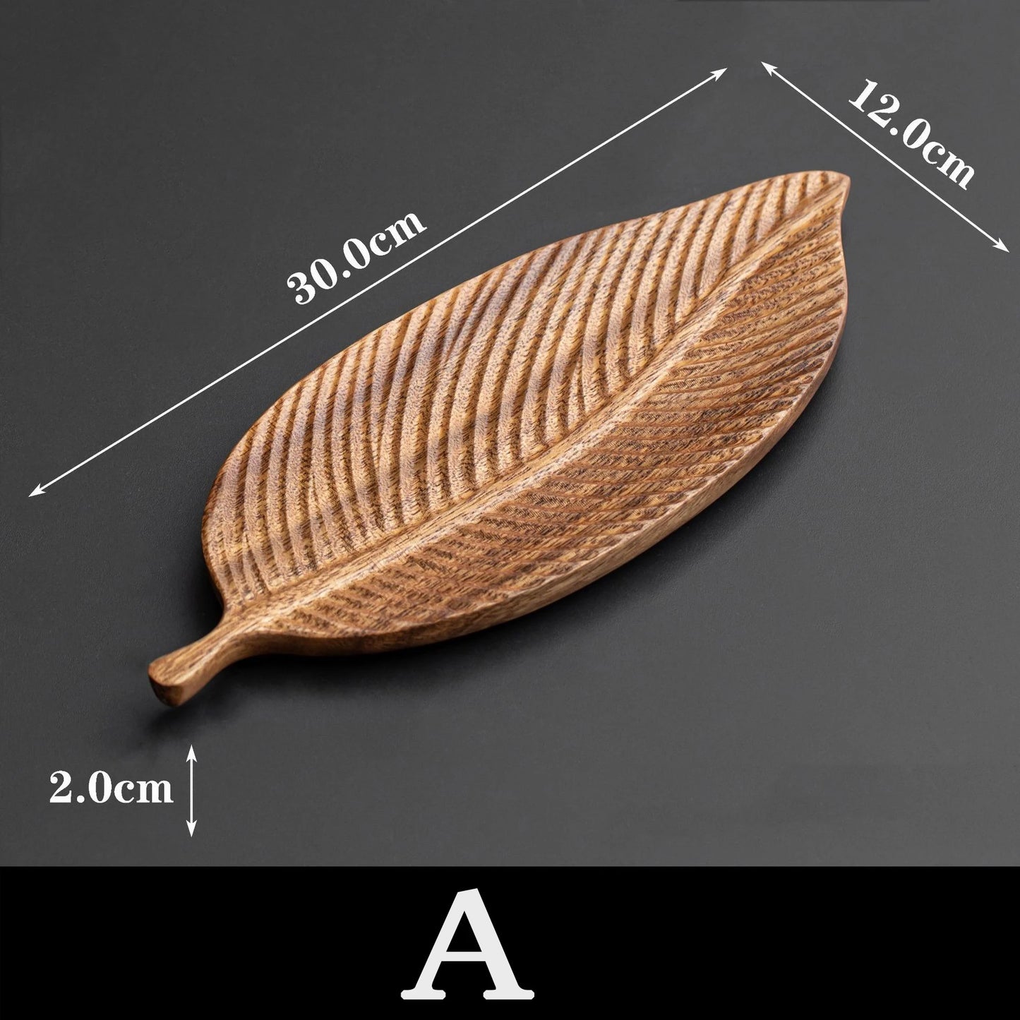 Walnut Leaf Tea Spot Tray Home Wooden Tea Table Solid Wood Dry Brew Tea Cup Tray Wooden Pastry Plate Tableware Party Supplies Peaceful Pleasures Health and Wellness A L