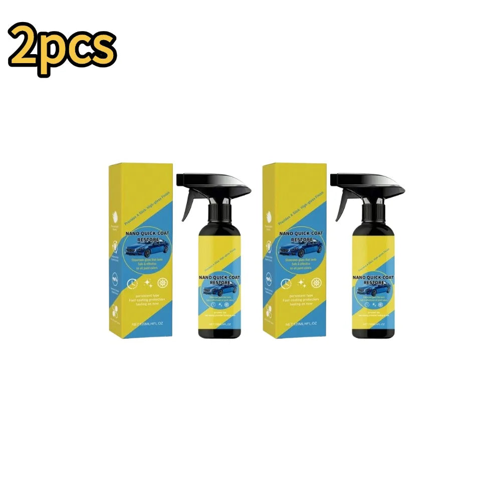 Nano Ceramic Coating Spray for Cars - Long Lasting Protection Peaceful Pleasures Health and Wellness 2pcs