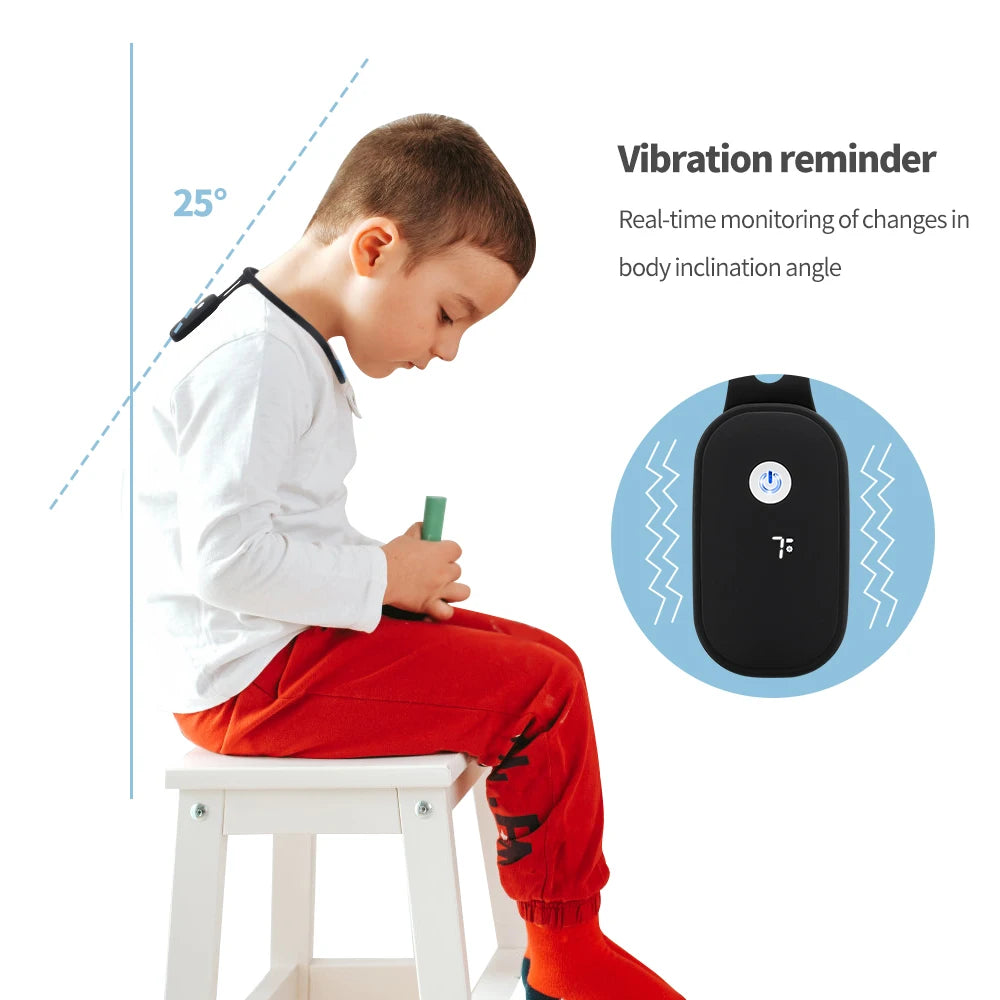 Smart Back Posture Corrector Humpback Vibration Reminder Turtle Neck Corrector for Adult & Child Shoulder Back Straighten Peaceful Pleasures Health and Wellness