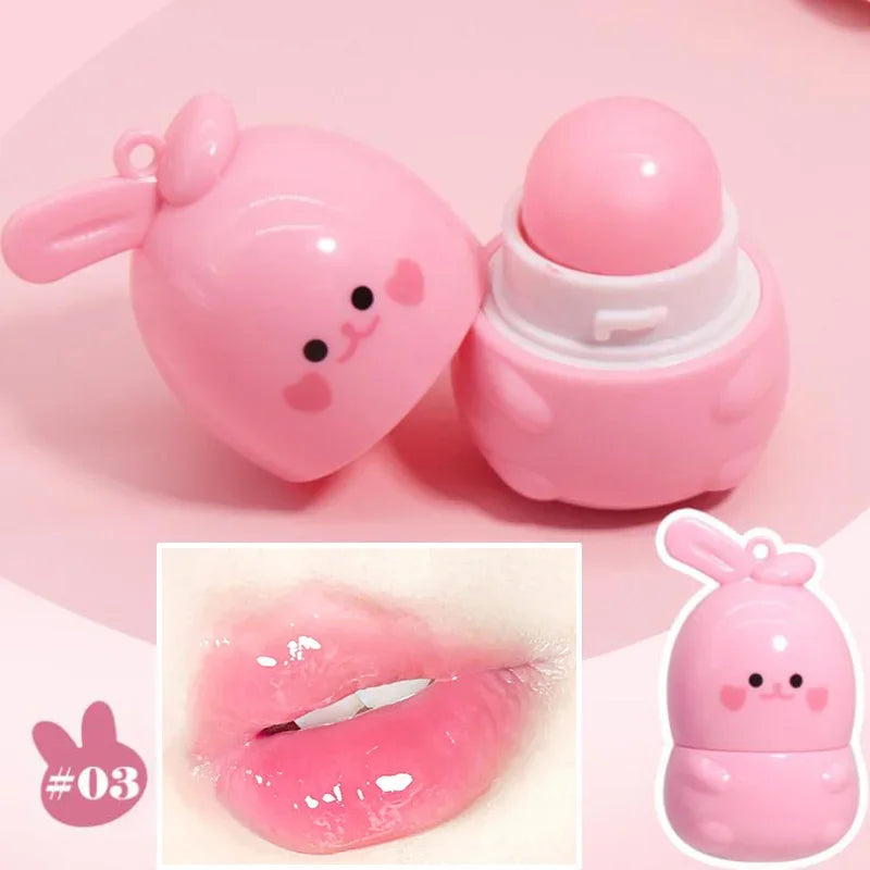 Color-Changing Rabbit Lip Balm Ball | Moisturizing Lip Care