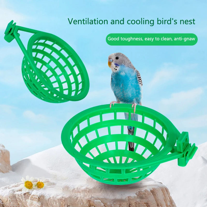 Canary Bird Nesting Pan – Plastic Egg Hatching Nest for Pet Birds Bird Nesting Pan Peaceful Pleasures Health and Wellness