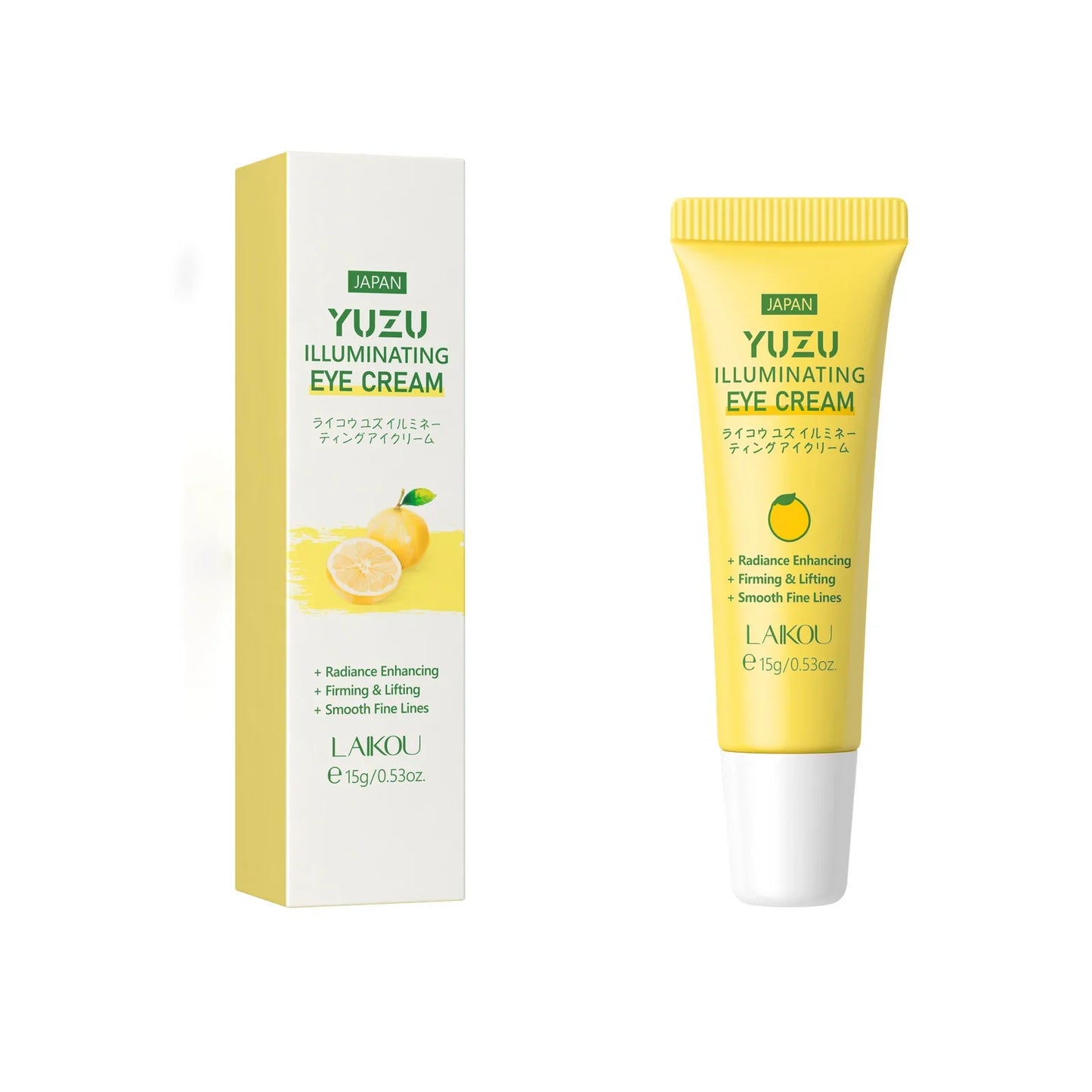 LAIKOU Yuzu Eye Cream – Dark Circles, Puffiness & Firming