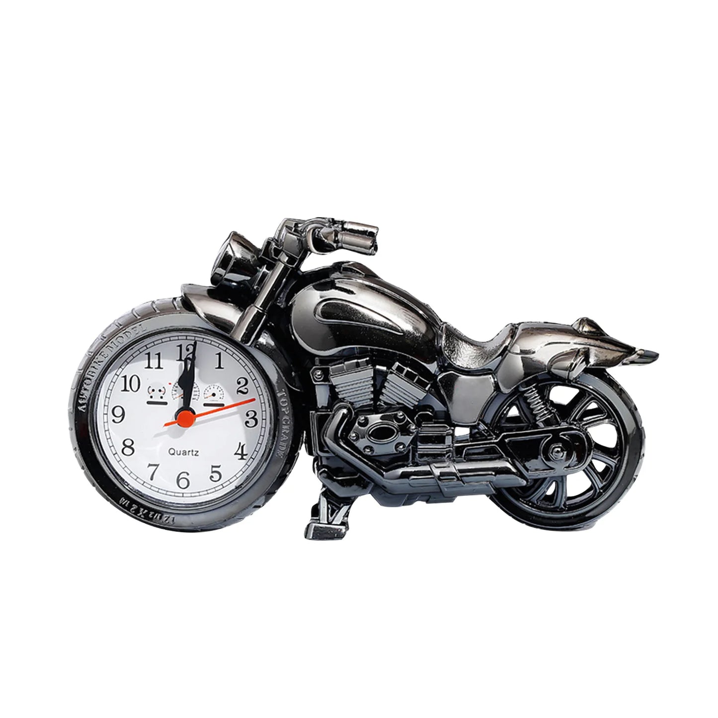 Retro Motorcycle Alarm Clock | Desktop Decor & Gift Novelty Alarm Clock Peaceful Pleasures Health and Wellness B One Size