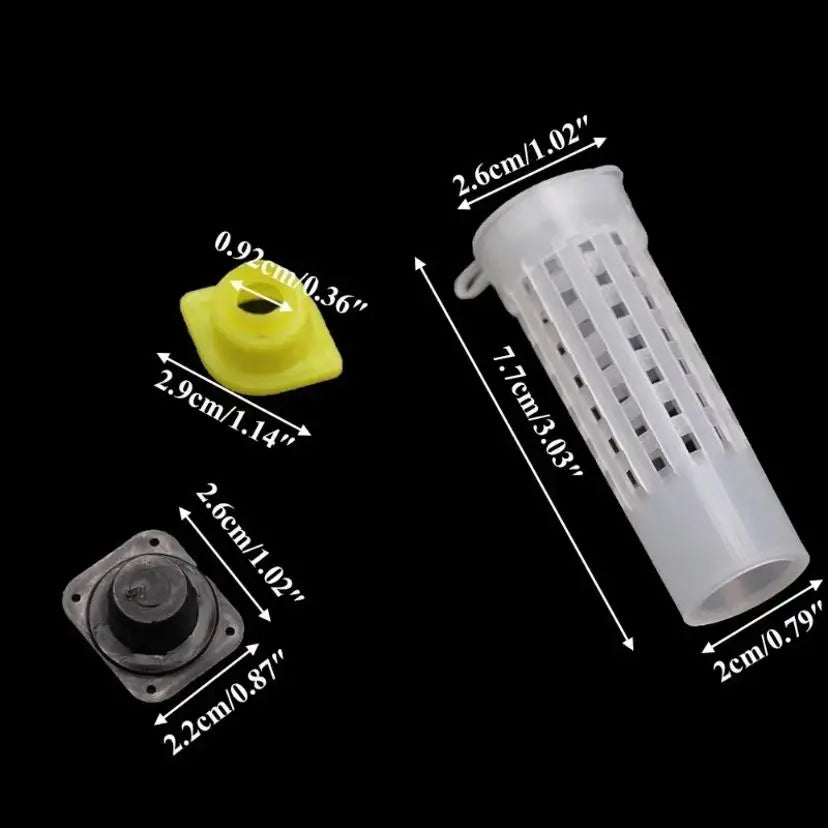 Beekeeping Bee Plastic Queen Rearing Cage Cup Box Protection Cover