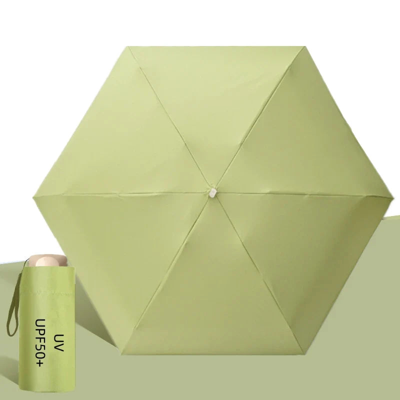 UPF 50+ Mini Pocket Parasol – UV Folding Travel Umbrella