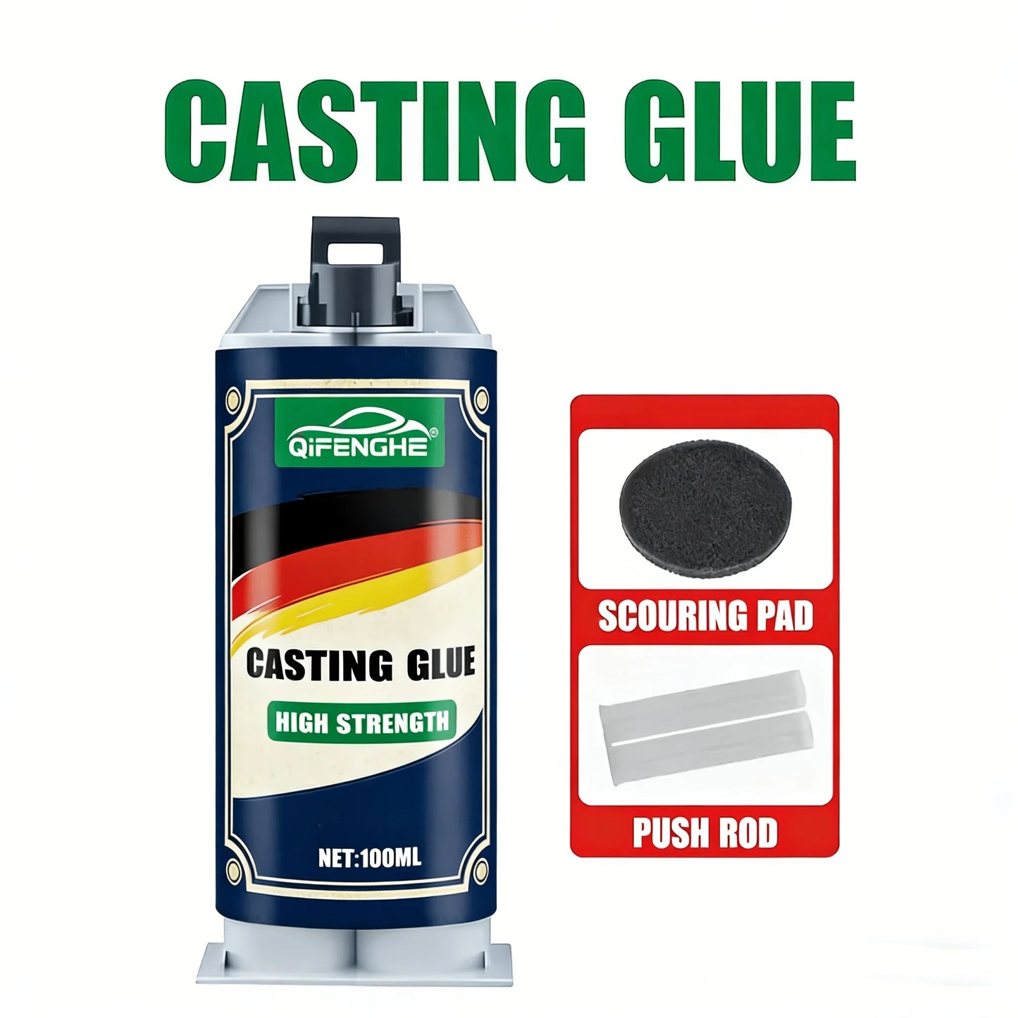 3.38oz High-Performance Epoxy Glue – Metal, Plastic & Wood