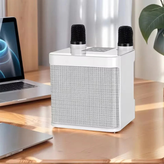 AyeBeau Portable Karaoke Bluetooth Speaker with Microphone Karaoke Bluetooth Speaker Oasis Select