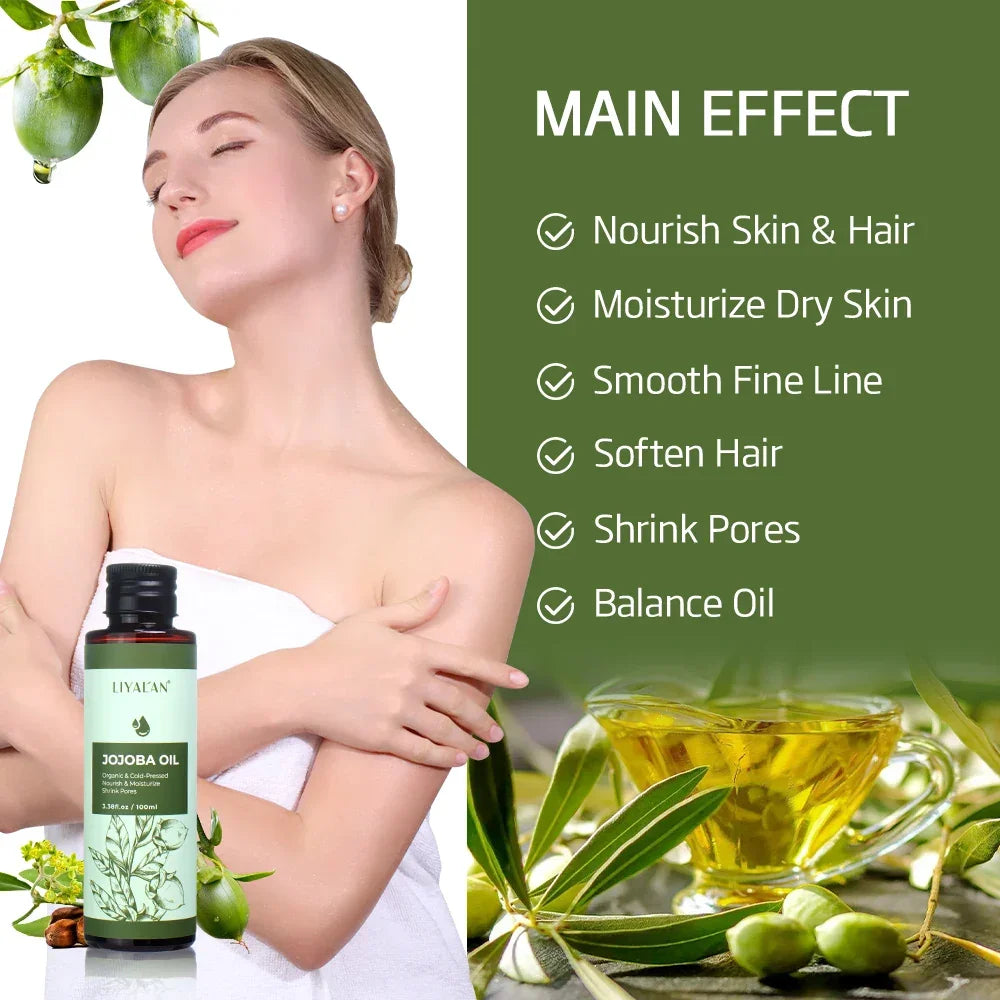 100ml Jojoba Oil – Natural Organic Carrier Oil Peaceful Pleasures Health and Wellness