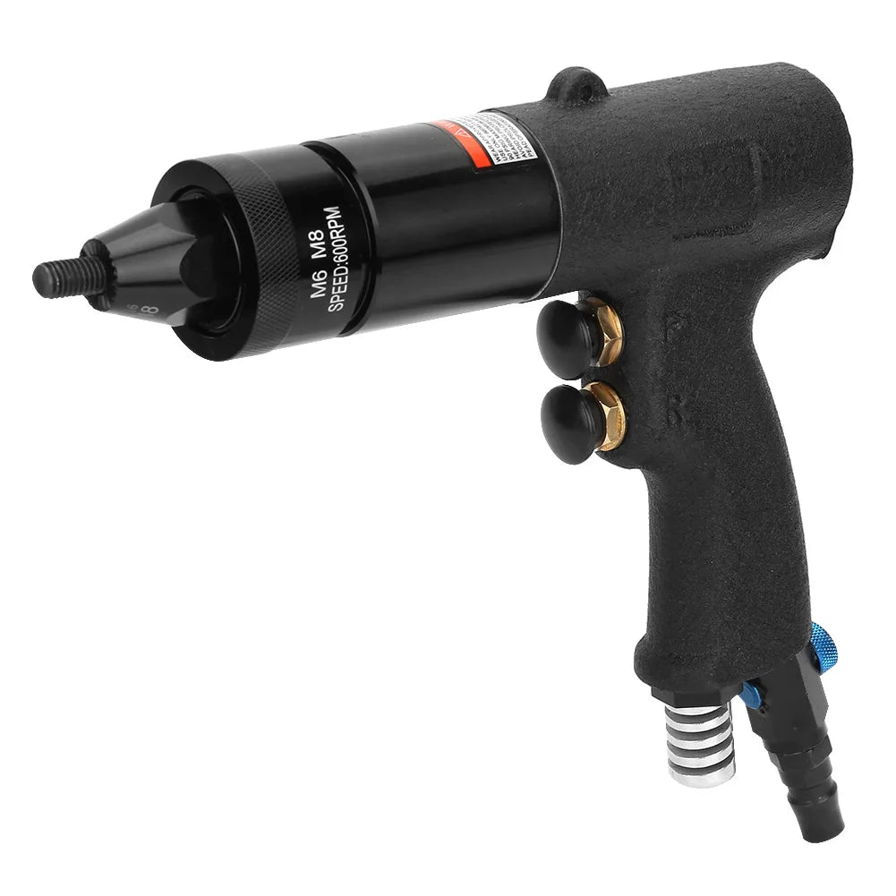Pneumatic Riveting Gun Air Rivet Automatic Riveter Nut Tools Metal