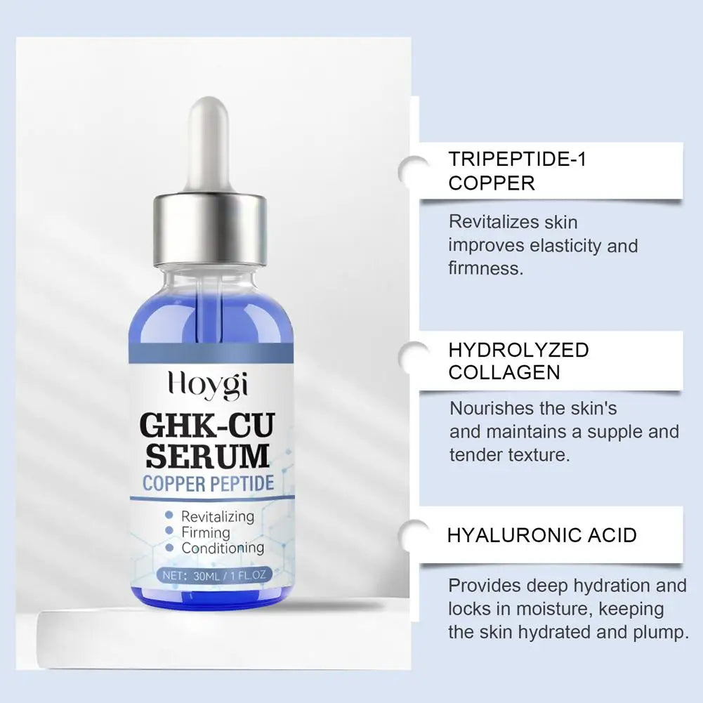GHK-Cu Copper Peptide Face Serum 30ml – Firm & Brighten