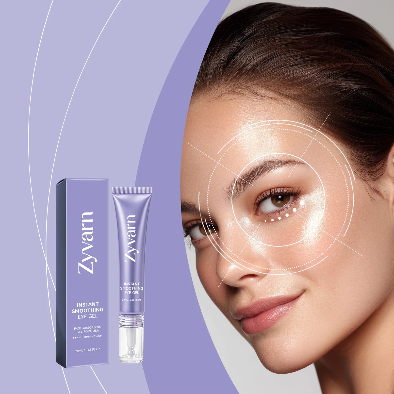 NEW Instant Lift Eye Gel Efficient Improve Eye Puffiness Anti Wrinkles Firming Collagen Eye Brightener Women Men Eyes Treatment Peaceful Pleasures Health and Wellness