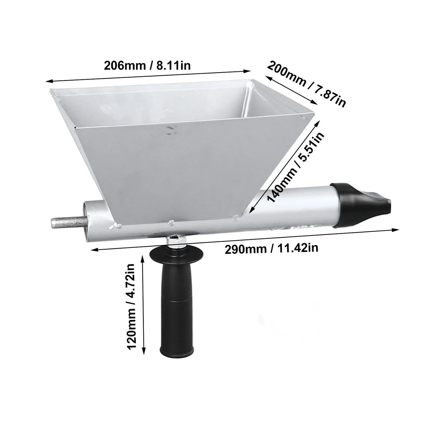 Electric Mortar Grout Gun Automatic Cement Caulking Sprayer Nozzle