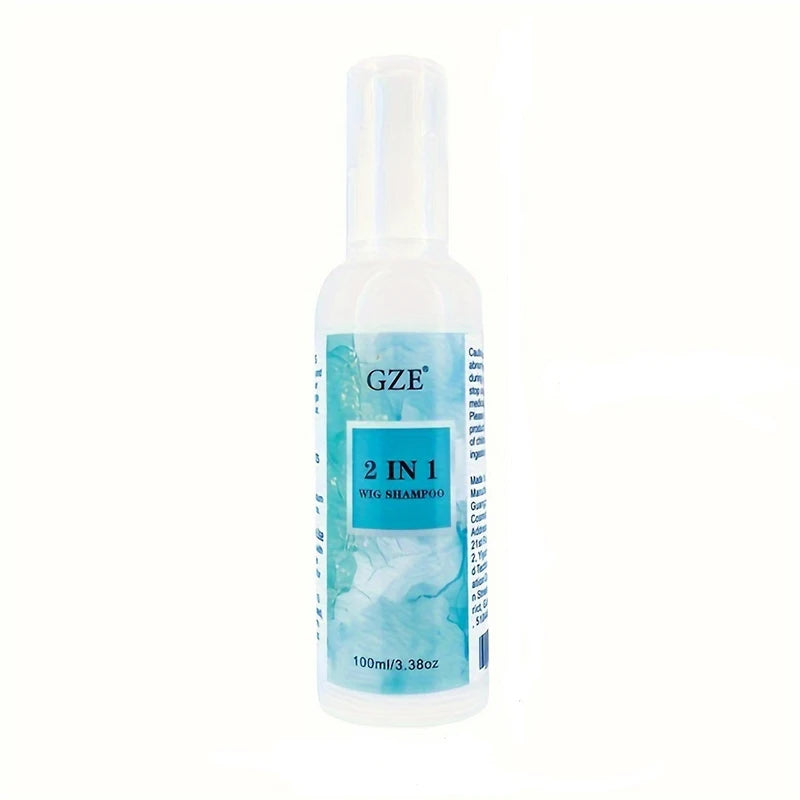 GZE 2-in-1 Synthetic Wig Shampoo | Deep Clean & Moisturize Wig Shampoo Peaceful Pleasures Health and Wellness 2 IN 1 Wig Shampoo