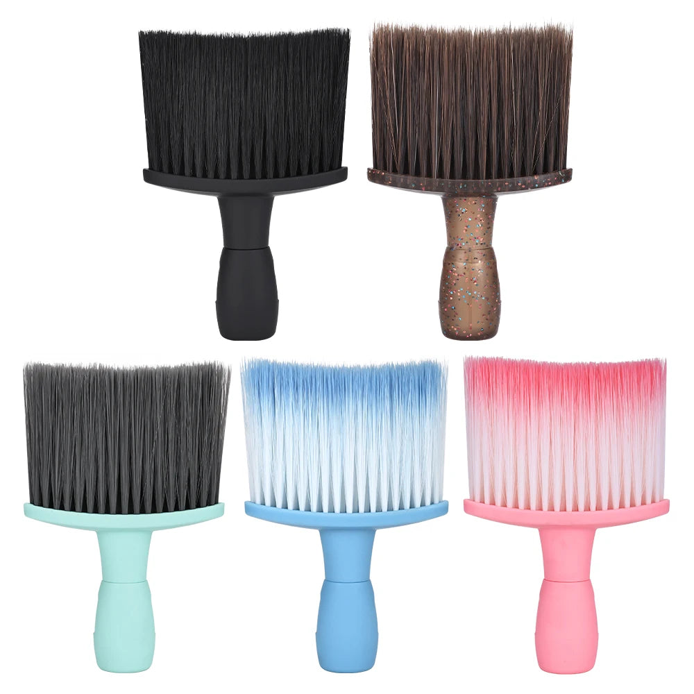 Hair Salon Soft Hair Cleaning Brush Neck and Face Hair Fragmentation Sweeping Brush Multi functional Hairdressing Tool Peaceful Pleasures Health and Wellness