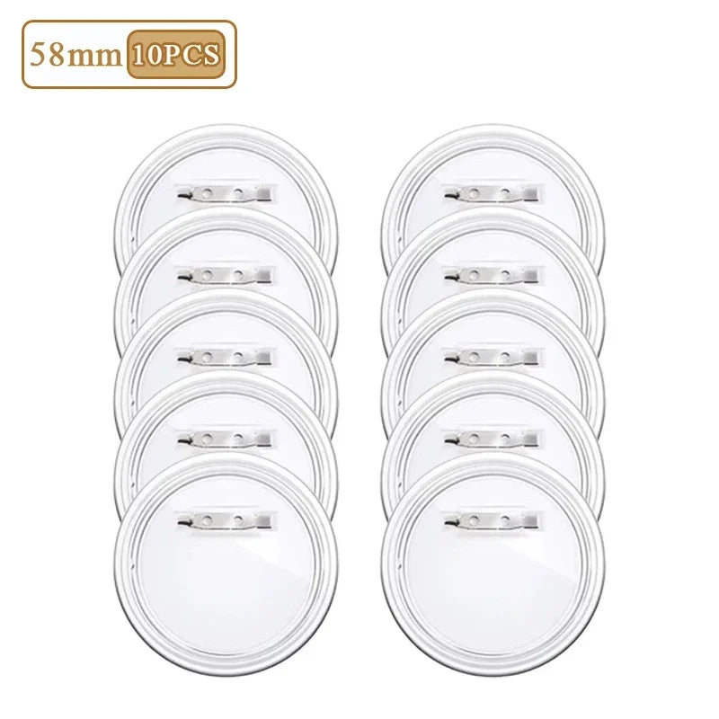 DIY Badge Making Kit – Acrylic Flip Pin Brooch 25mm & 58mm