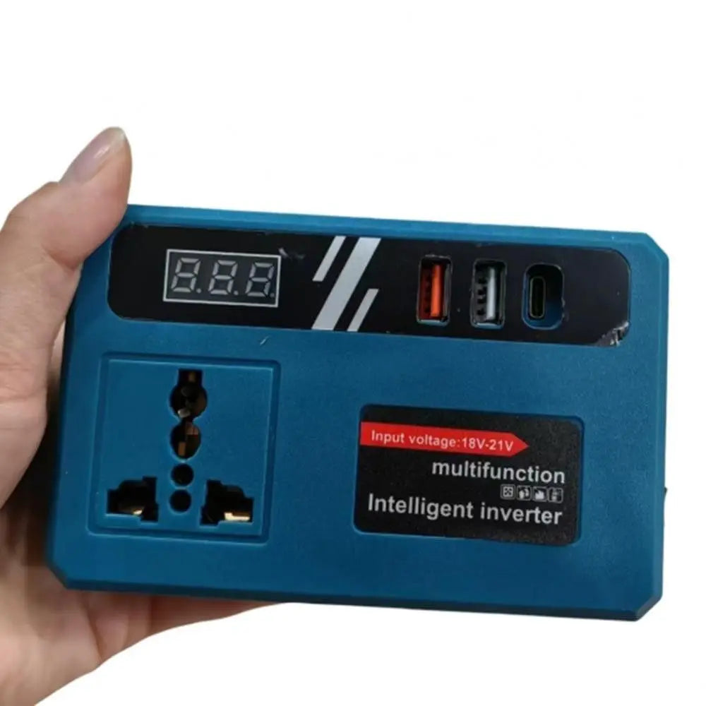 Makita Battery Inverter 3 USB Ports 120W DC to AC Converter