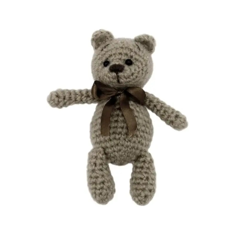 Crochet Bear Newborn Photography Prop | Baby Shower Gift Doll