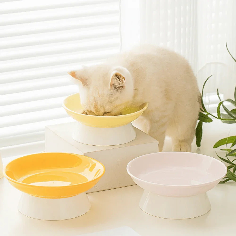 Ceramic Cat & Dog Bowl – Non-Slip, Anti-Tip, Large Capacity