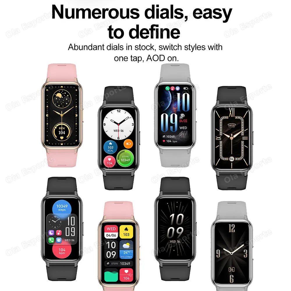 2026 Smart Bracelet Women Sport Smartwatch Men Heart Rate Sleep Monitoring Waterproof Fitness Smart Watch Ladies For Android IOS Peaceful Pleasures Health and Wellness