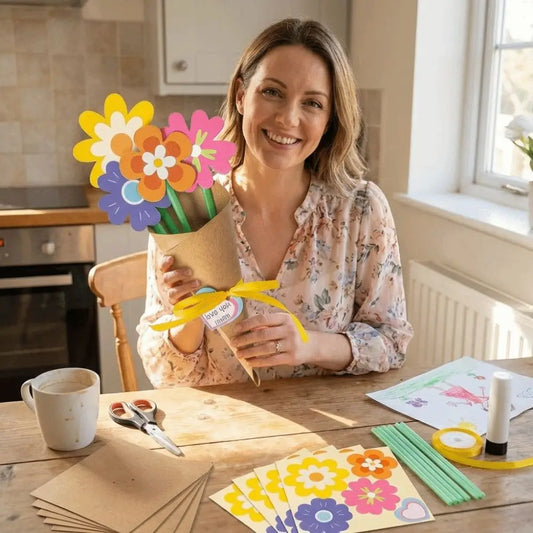 DIY Paper Flower Bouquet Craft Kit – Sunflower Making Set Paper Craft Kit Oasis Select