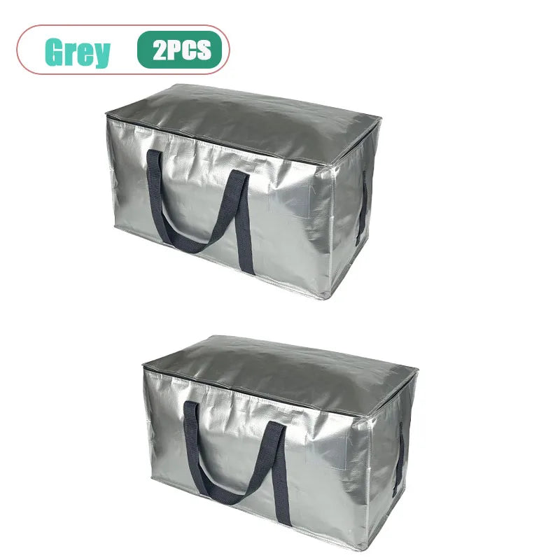 Large Heavy Duty Waterproof Woven Moving Storage Bag – Foldable