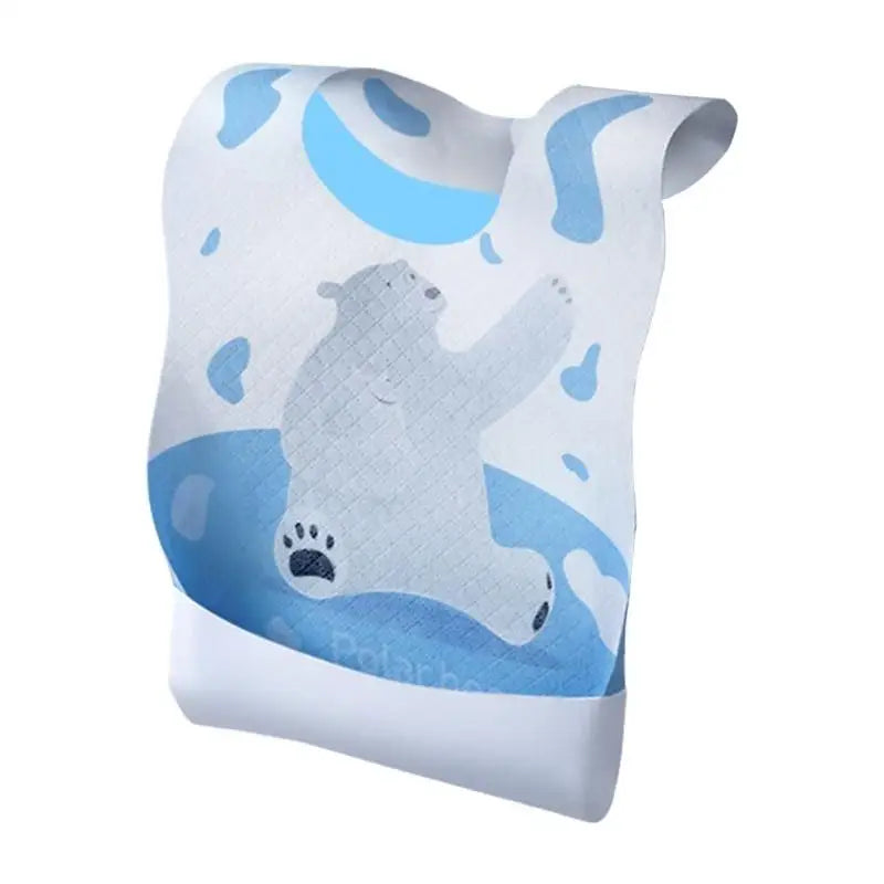 Disposable Baby Bibs 10-Pack | Soft Cotton Burp Cloths