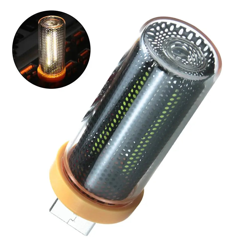 Retro USB LED Filament Night Light – Warm Flame Ambient Bulb