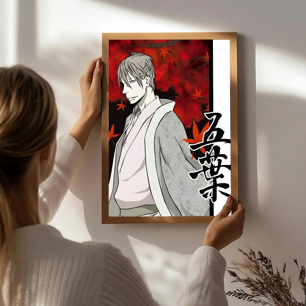 Anime H-House of Five Leaves Poster HD Self Adhesive Waterproof Wall Art Ideal for Home Office Dorm Bedroom Great Gift Peaceful Pleasures Health and Wellness White4 50X70cmNoframe