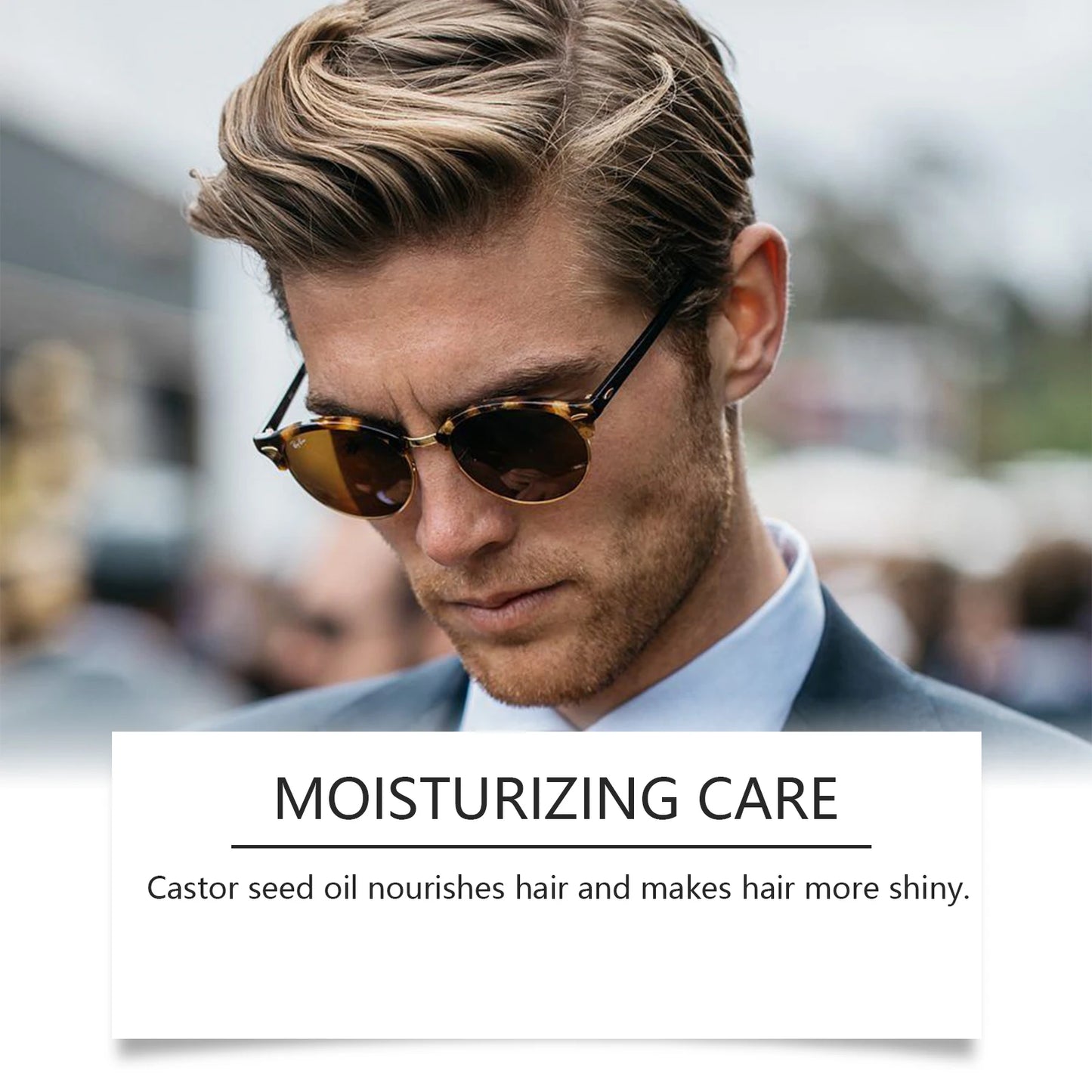 East Moon Men's Hair & Beard Styling Wax – Strong Matte Hold