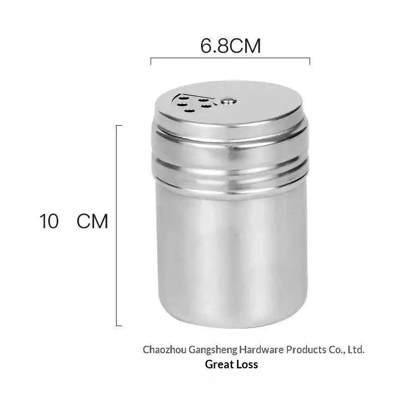 Stainless Steel Spice Shaker Jar – Adjustable, Rust-Resistant
