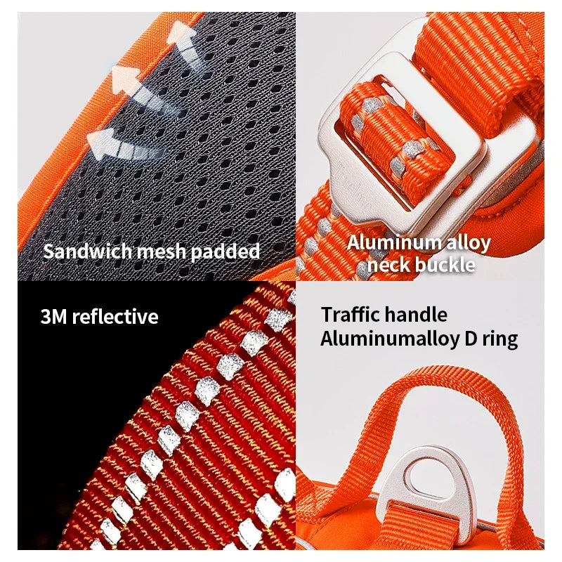 TRUE LOVE Pet Harness No Pull Nylon Reflective Dog Harness Adjustable Comfortable Control Step-in Brilliant Truelove TLH5654 Peaceful Pleasures Health and Wellness