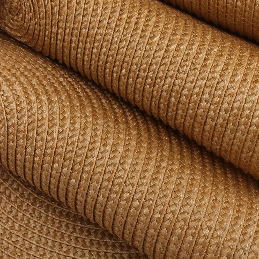 Set of 6 Round Braided Table Mat Washable Placemats Non Slip Heat Resistant for Kitchen Dining Tables Pad With 6Pc Cup Coasters Peaceful Pleasures Health and Wellness