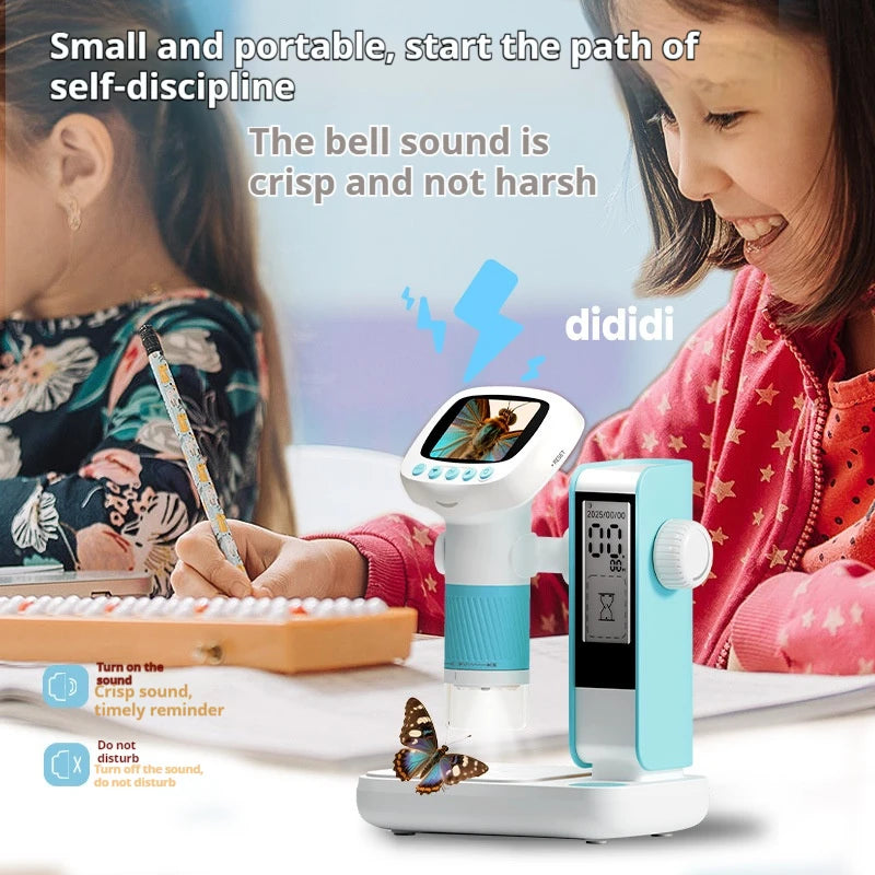 Children's Microscope Multifunctional 2-Inch High-Definition Student Science and Education Experiment Set Educational Toy Peaceful Pleasures Health and Wellness