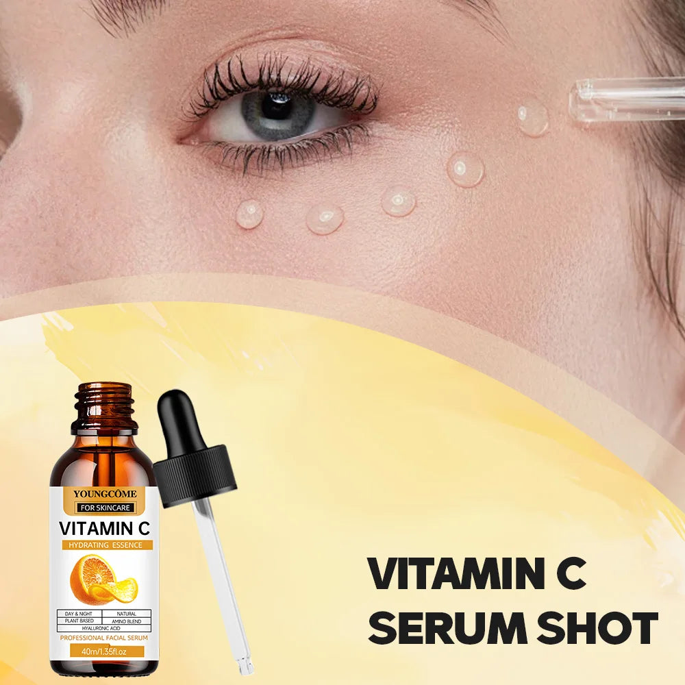 Vitamin C Facial Essence Dark Spot Remover Repair Anti-aging Essence Facial Skin Care Repair Collagen Nourish Skin Care Peaceful Pleasures Health and Wellness