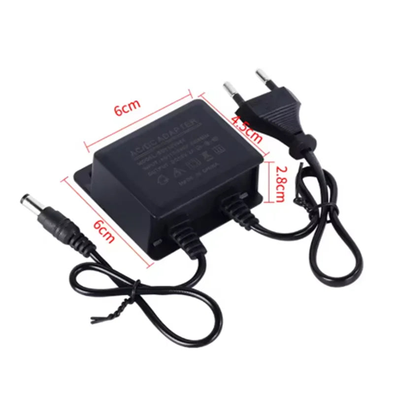 12V2A Power Supply Dedicated Plug Ball Machine Outdoor Waterproof and Dustproof Display Screen Monitoring DC 24W Power Adapter Peaceful Pleasures Health and Wellness