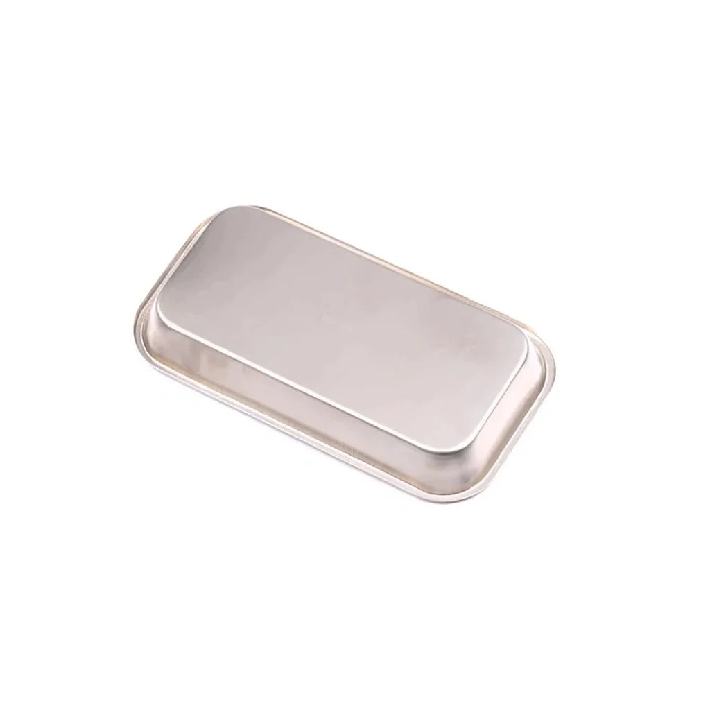 Stainless Steel Square Storage Tray – Salon, Nail & Kitchen