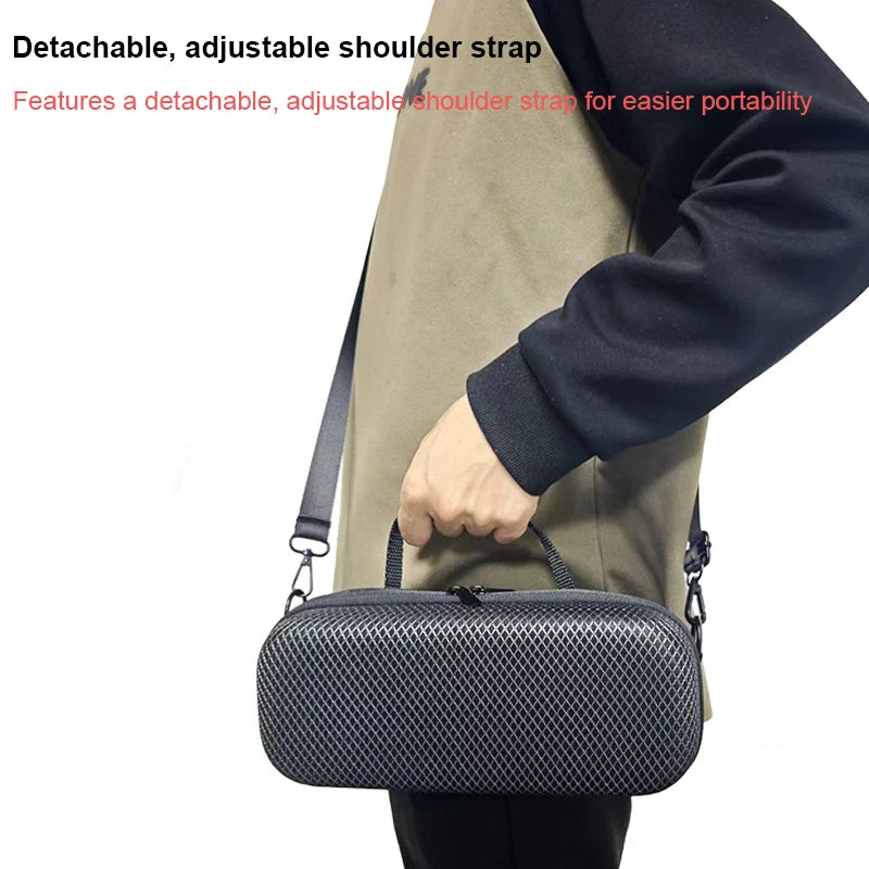 For Xiaomi Sound Party Pro Carrying Case Sound-Permeable Design Breathable Heat-Dissipating Fabric Detachable Shoulder Strap Peaceful Pleasures Health and Wellness