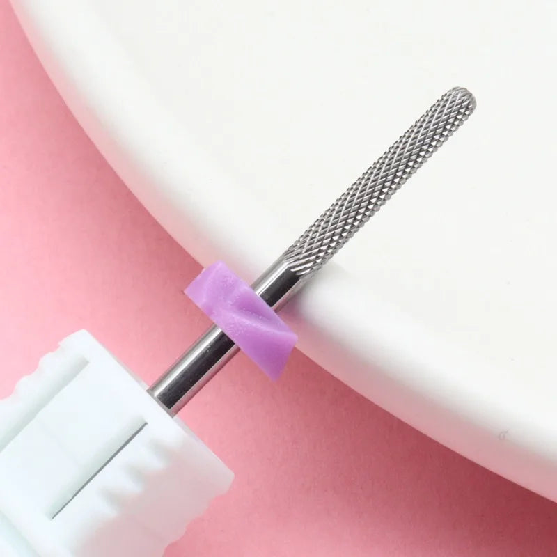 Small-head Tungsten Steel Nail Polish Remover Grinding Head Nail Removal and Dead Skin Removal Rotating File Peaceful Pleasures Health and Wellness