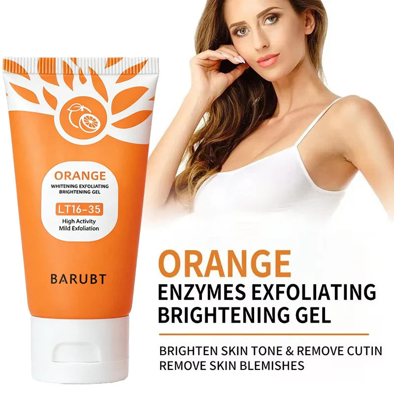 BARUBT Orange Exfoliating Scrub Gel – Face & Body 50g