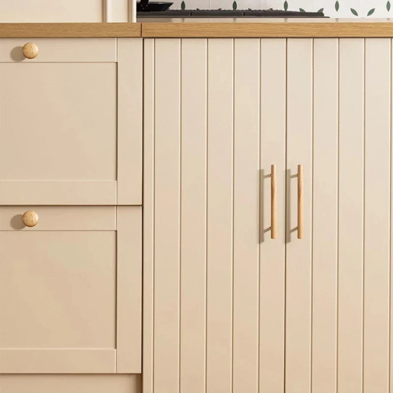 Nordic Walnut Wood Cabinet Handles & T-Bar Drawer Knobs