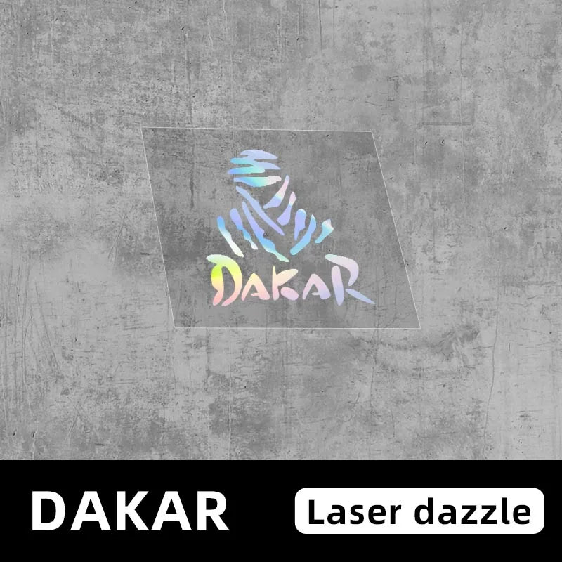 Dakar Rally Reflective Vinyl Sticker | Car Motorcycle Laptop