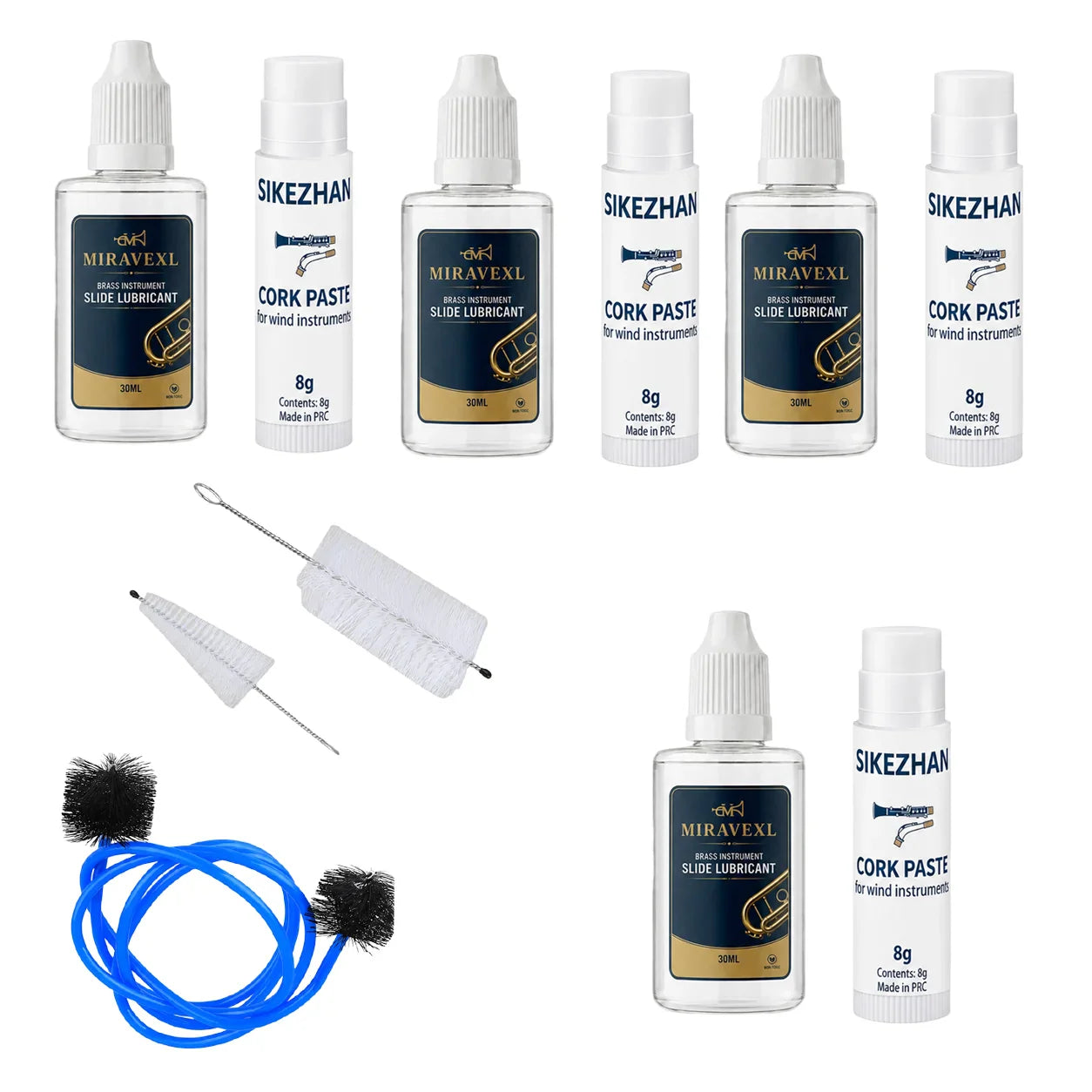 Cork Grease & Care Kit for Brass & Woodwind Instruments